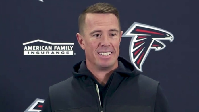 Matt Ryan Podium after Carolina